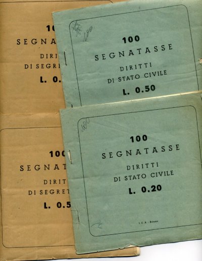 8147 marche comunali  244 es. in libretto